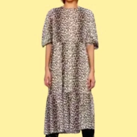 knee length dresses for ladies Harper Shirred Midi Dress